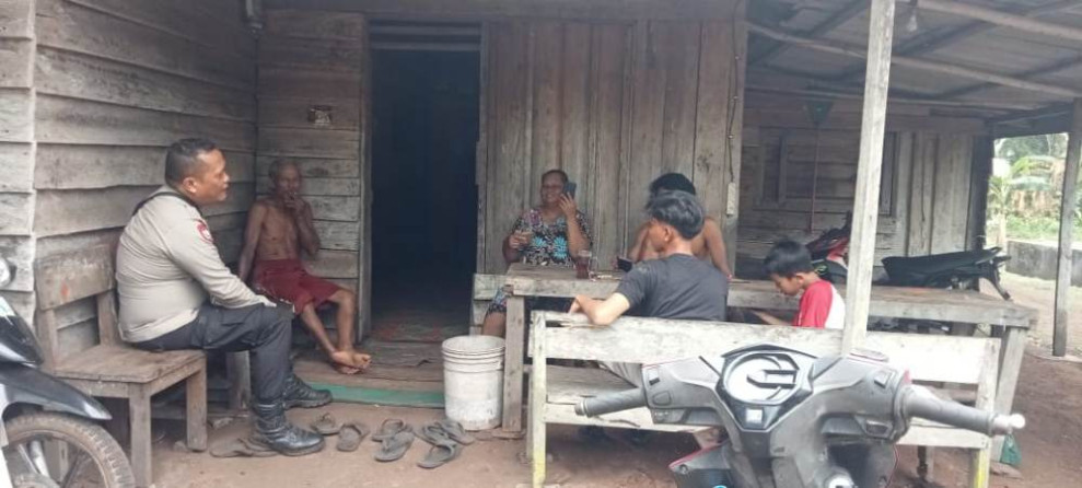 Sukseskan Pilkada 2024, Ini Pesan Penting Polsek Pulau Burung kepada Masyarakat Desa Keramat Jaya