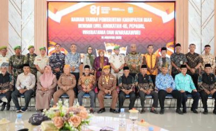 Kobarkan Semangat Perjuangan Sultan Siak, Pemkab Siak Naikkan Sagu Hati Veteran 300 Persen