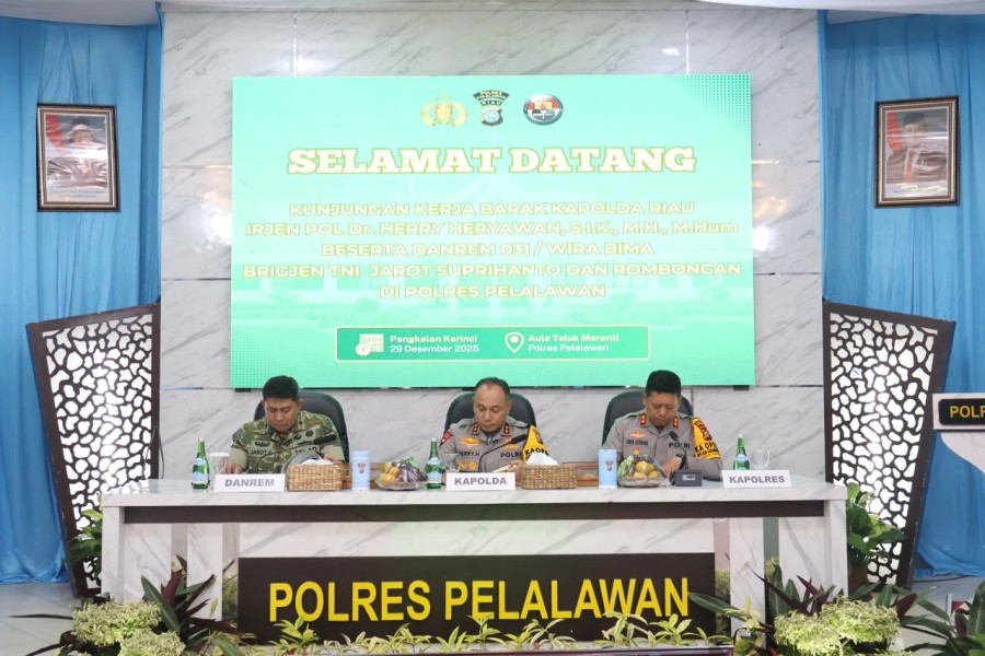 Kapolda Riau dan Danrem Wira Bima Satukan Langkah Tangani Konflik TNTN Secara Humanis