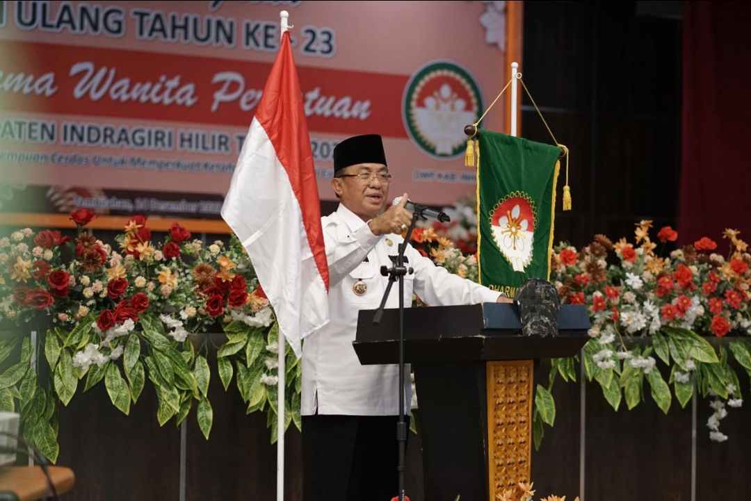 Bupati Wardan Bangga Atas Keaktifan dan Dedikasi DWP Inhil