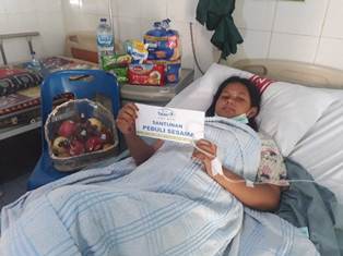 Rumah Yatim Riau Bantu Korban Kecelakaan Lalu Lintas