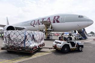 3 Juta Dosis Vaksin Moderna Dukungan dari AS Tiba di Indonesia