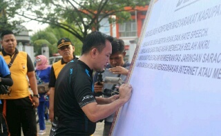 Masyarakat Inhil Bertekad Lawan Hoax dan Hate Speech