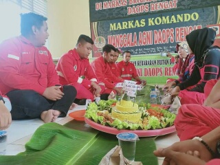 HUT Manggala Agni Ke 18, Daops Rengat Gelar Doa Bersama & Tanam Pohon