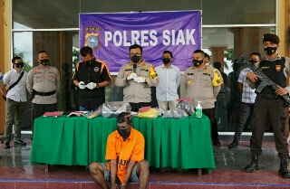 Polres Siak Tangkap Pelaku Pembunuhan, Pelaku & Korban Sempat Nginap di Tempat yang Sama