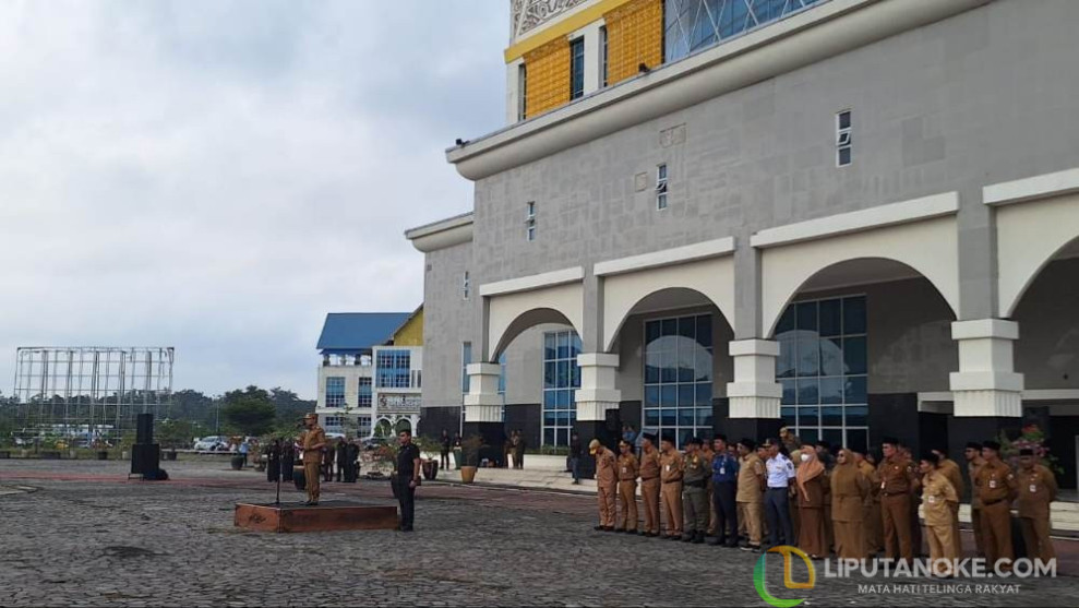 Di Apel Gabungan Pj Wako Pekanbaru Singgung Pengabdian, Muflihun: Kita Digaji Masyarakat