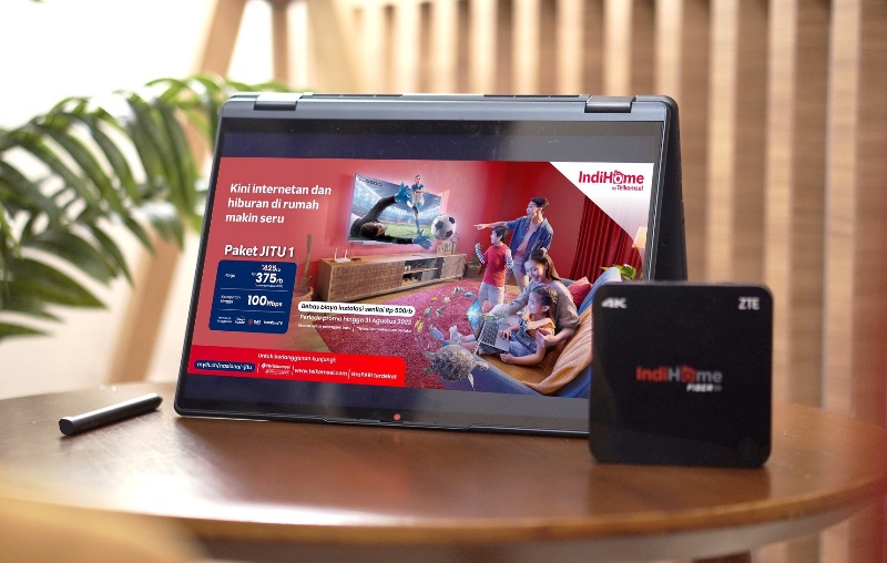 Paket JITU 1 dari IndiHome, Solusi Internet Unlimited Cepat Dukung Aktivitas Digital Keluarga di Rumah