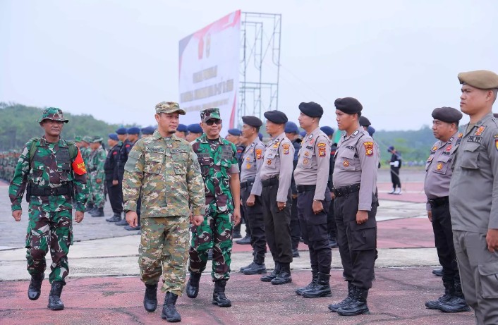 Pimpin Upacara TMMD, Wako Pekanbaru: Akselerasi Pembangunan di Wilayah Pinggiran