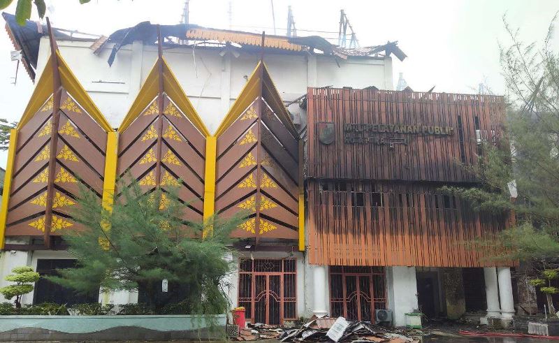 Gedung MPP Pekanbaru yang Terbakar Bakal Dirubuhkan, Muflihun: Selanjutnya Digelar Dialog Publik
