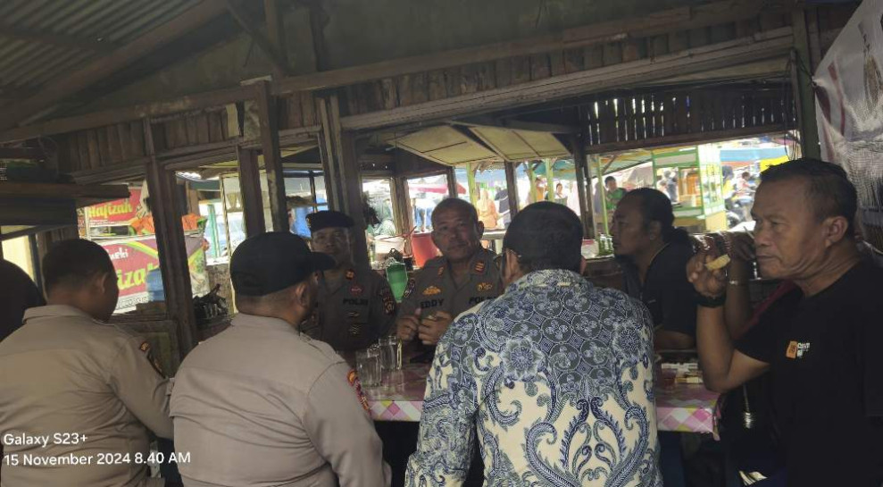 Polri dan Masyarakat Jalin Silaturahmi, Kamtibmas di Kecamatan Minas Tetap Kondusif Jelang Pilkada 2024
