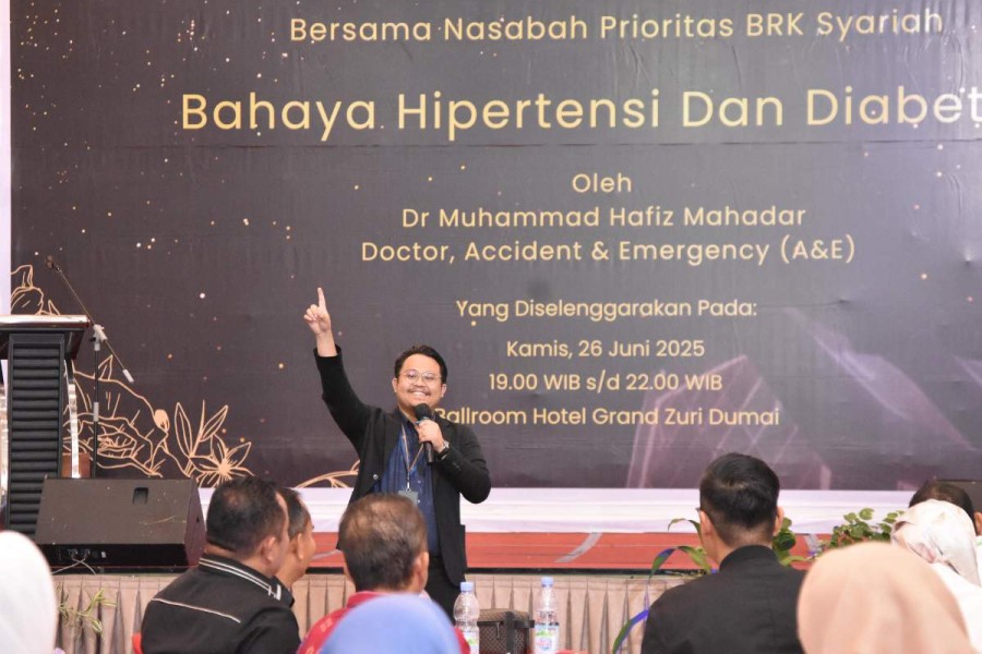 BRK Syariah Gelar Event Eksklusif untuk Nasabah Prioritas di Dumai, Perkuat Layanan dan Edukasi Kesehatan