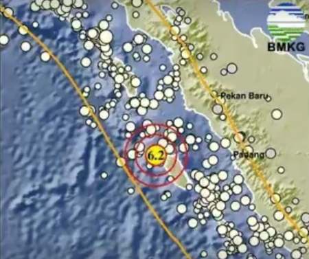 Mentawai Sumbar Diguncang Gempa, Getarannya Sampai ke Payakumbuh 