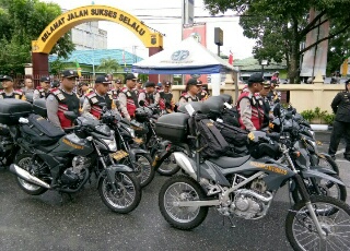 Belasan Bhabinkamtibmas dapat Jatah Motor Dinas 