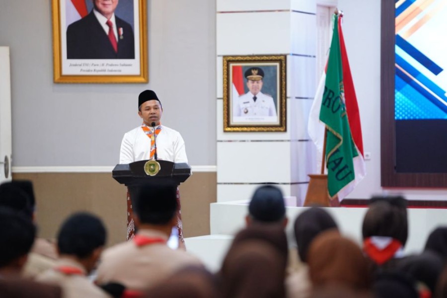 Pompa Semangat Peserta Jambore, Gubri Wahid: Anak Pramuka Generasi Tangguh