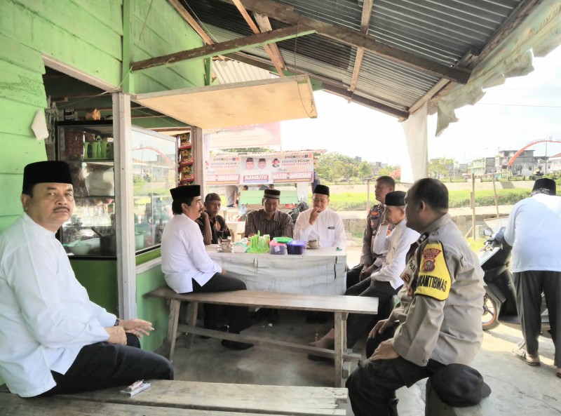 Polsek Rambah Minta Masyarakat Dusun Nogori Sukseskan Pilkada Damai 2024