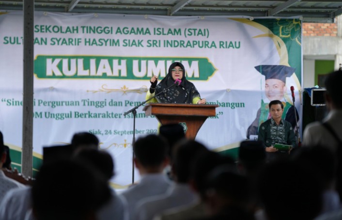 Kuliah Umum di STAI Siak, Bupati Afni Dorong Sinergi Kampus-Pemerintah Cetak SDM Islami
