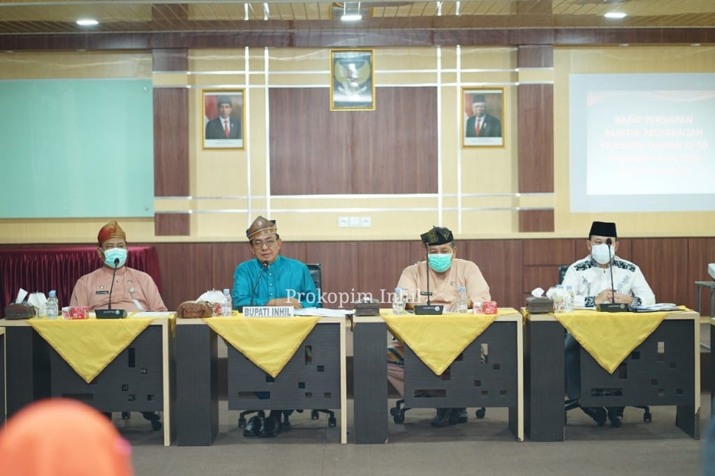 Bupati Pimpin Rapat Panitia, MTQ ke-50 Inhil Rencananya Digelar Awal Desember