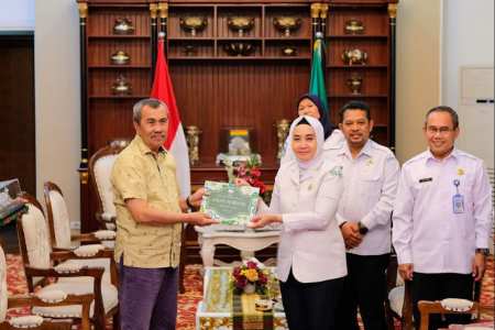 Gubernur Syamsuar Terima Audiensi Kepala BMKG Pusat, Ini Pembahasannya