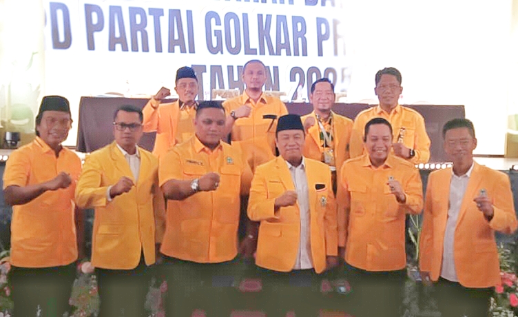 Terpilih Aklamasi, Yulisman Pimpin DPD Golkar Riau Periode 2025-2030
