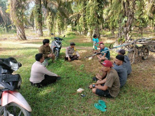 Polsek Rambah Hilir Gelar Giat Cooling System Pasca Pilkada 2024