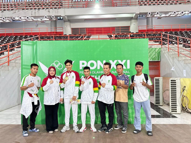 Sukses Boyong 6 Medali Emas PON XXI, Hari ini Kontingen Cabor Senam Riau Tiba di Pekanbaru