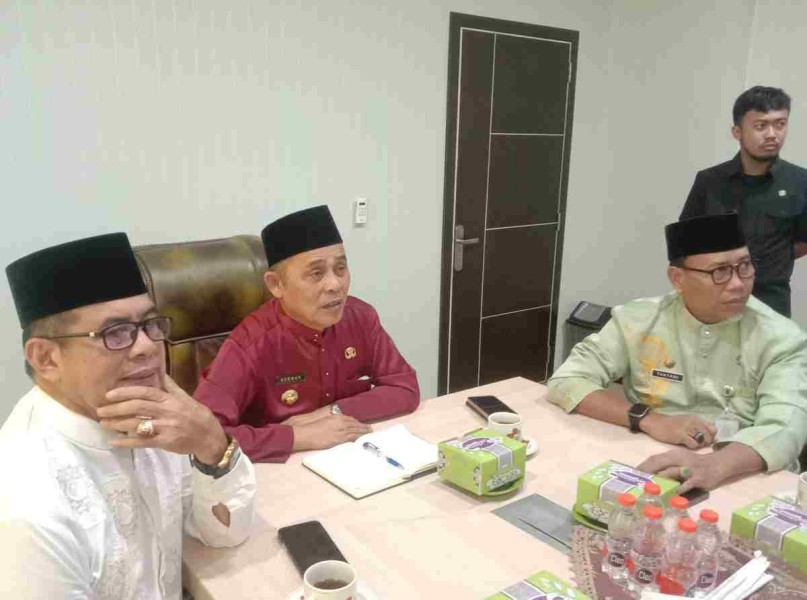 Upayakan Pembangunan Islamic Center, Bupati Herman Gelar Pertemuan Bersama Pihak Terkait