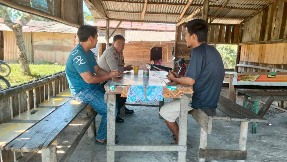 Ciptakan Situasi Kamtibmas, Bhabinkamtibmas Polsek Tualang Rutin Sambangi Warga Binaan