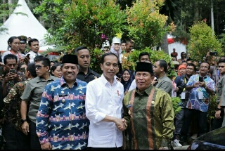 Bupati Siak Dampingi Kunjungan Presiden di Riau
