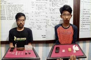 Kena 'Jebakan Batman', Pemakai dan Pengedar Sabu di Rengat Barat Ditangkap