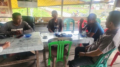 Polsek Teluk Belengkong Imbau Warga Jaga Kedamaian Pilkada