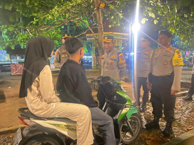 Patroli Gabungan Skala Besar Polres Inhu Antisipasi Gangguan Pilkada