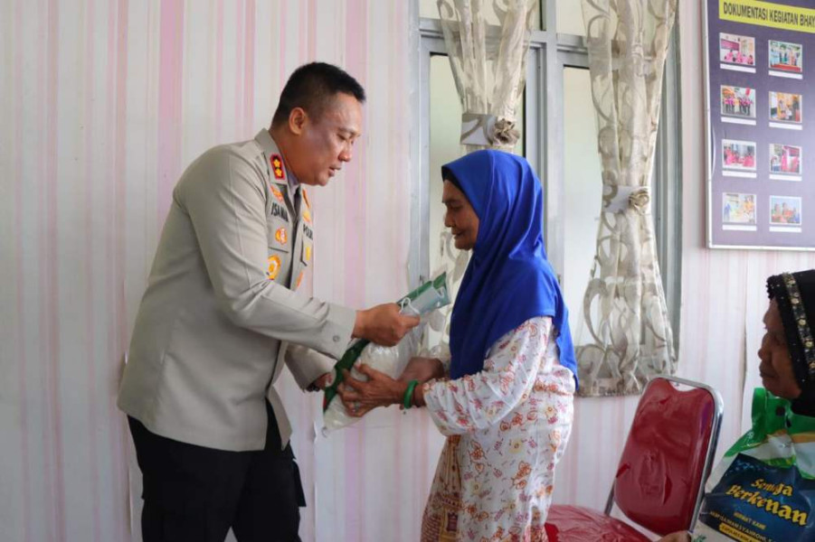 Undang Masyarakat, Kapolres Rohil Sampaikan Pesan Pilkada Damai 2024