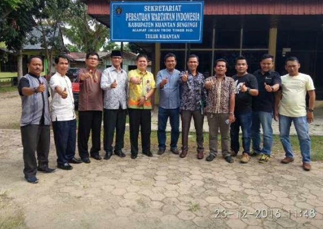 Tingkatkan Kerjasama Kabag Umum Sambangi Markas Wartawan