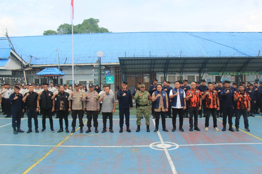 Lapas Pekanbaru Gelar Ikrar Bersama, Perangi HP Ilegal dan Narkoba