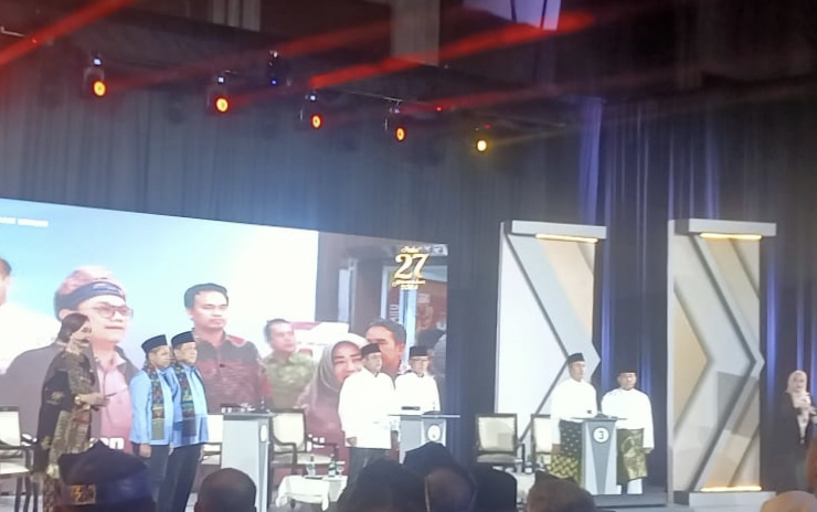 Abdul Wahid-SF Hariyanto Tampil Memukau Debat Pertama, Seluruh Kandidat Kepala Daerah Diajak Membangun Riau
