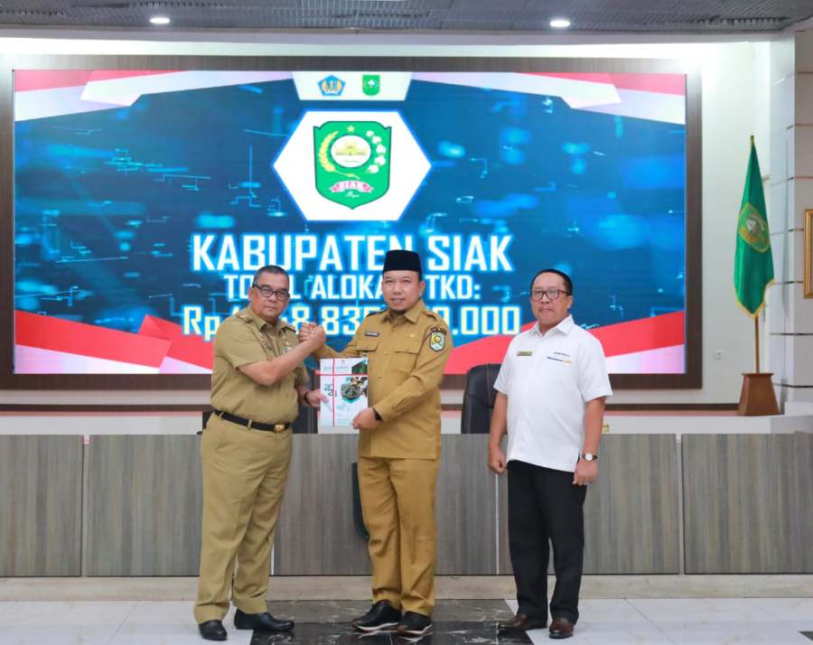 Pemkab Siak Terima DIPA dan TKD Anggaran 2024