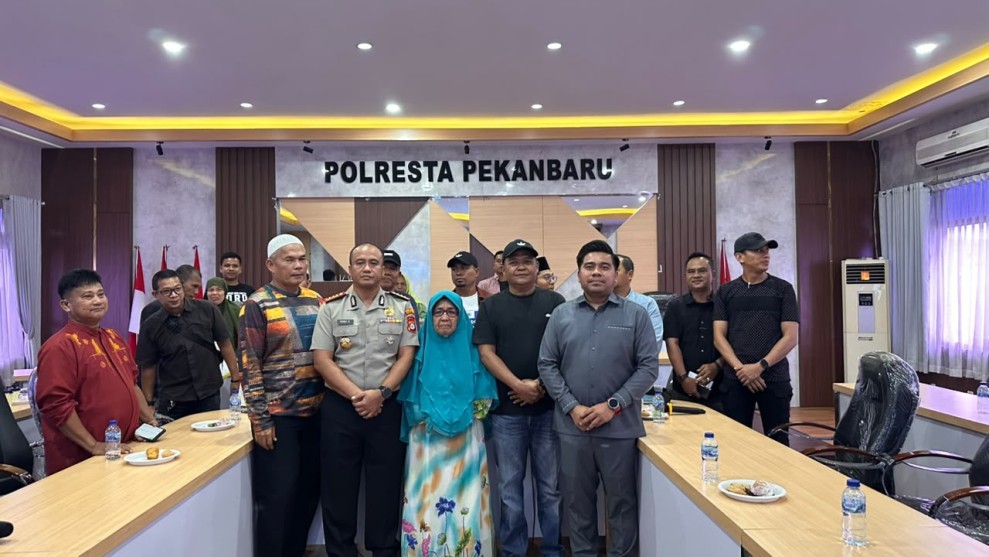 Sengketa Tanah Meranti Pandak Memanas, Warga Adukan ke Kapolresta Pekanbaru