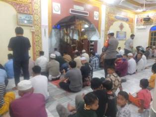 Wujudkan Pilkada Aman & Damai Dimasa Pandemi Covid-19, Polsek Kandis Gelar Safari Ibadah