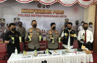 Polda Gagalkan Penyelundupan Sabu Cair Jaringan Internasional