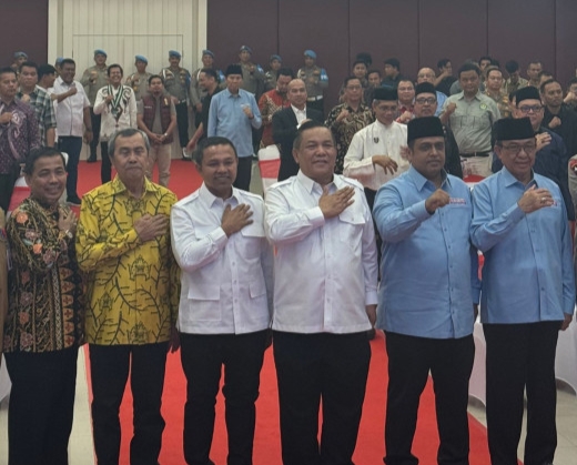 KPU Riau Undang Nasir-Wardan dan Syamsuar-Mawardi dalam Penetapan Gubernur Terpilih