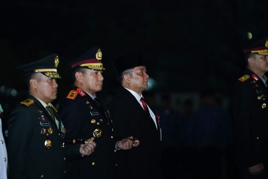 Hening di TMP Kusuma Dharma, Pemprov Riau Gelar Renungan Suci HUT ke-81 RI