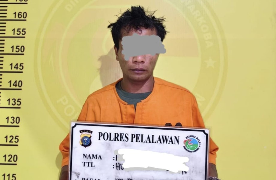 Polres Pelalawan Ringkus Pengedar Sabu 500 Gram di Pangkalan Kuras