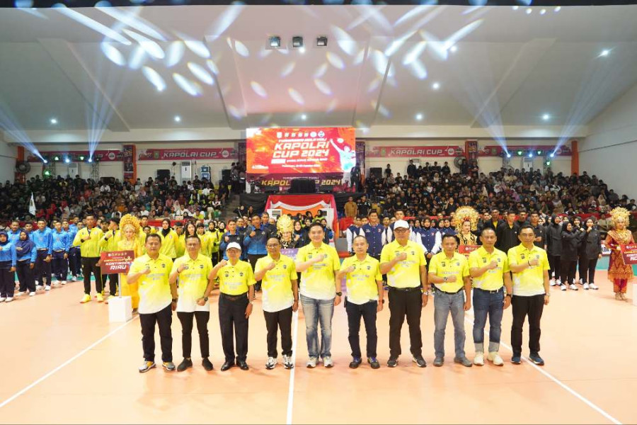 Irjen Iqbal Resmi Buka Turnamen Bola Voli Kapolri Cup 2024 Zona 1 Riau