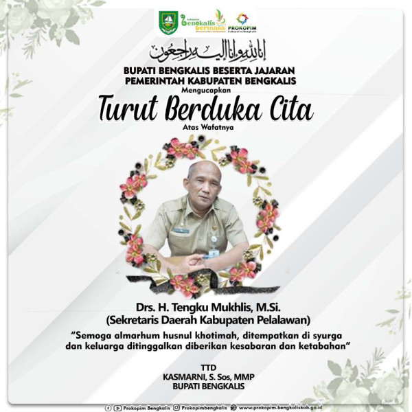 Sekda Pelalawan Meninggal Dunia, Bupati Kasmarni Turut Berbelasungkawa