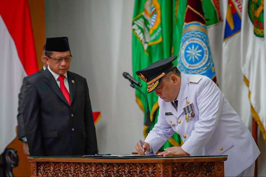 Mendagri Resmi Lantik SF Hariyanto Sebagai Pj Gubernur Riau