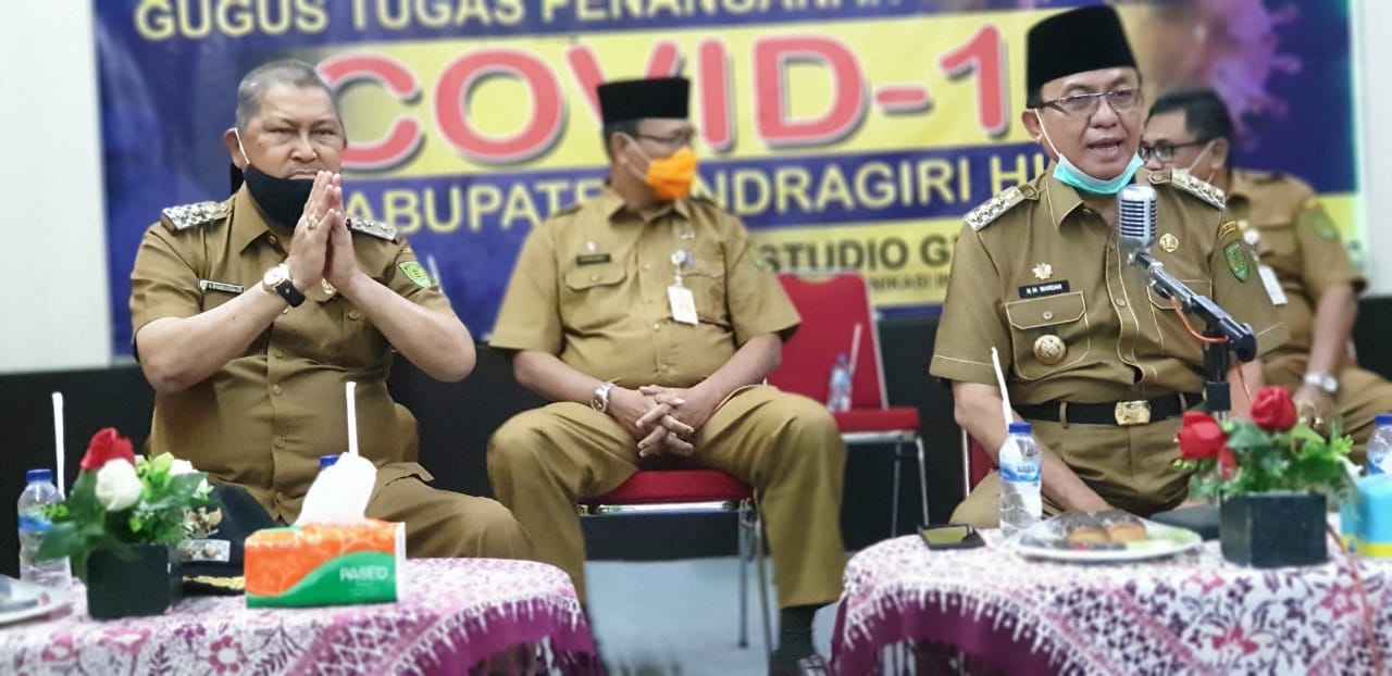 Pasca Libur Lebaran, Bupati Wardan Sapa Camat se-Inhil