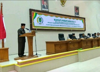 DPRD Inhil Gelar Rapat Paripurna Dengan Agenda PenyampaianÂ Pidato Bupati Soal 5 Ranperda 2018