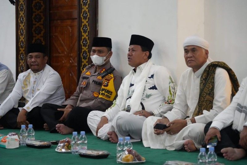 Hadiri Tabligh Akbar Bersama Forkopimda, Kapolres Apresiasi Pemkab Kuansing