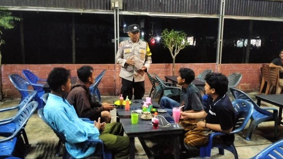 Polsek Tempuling Gelar Cooling System Malam Minggu, Edukasi Pemuda Pasca Pilkada
