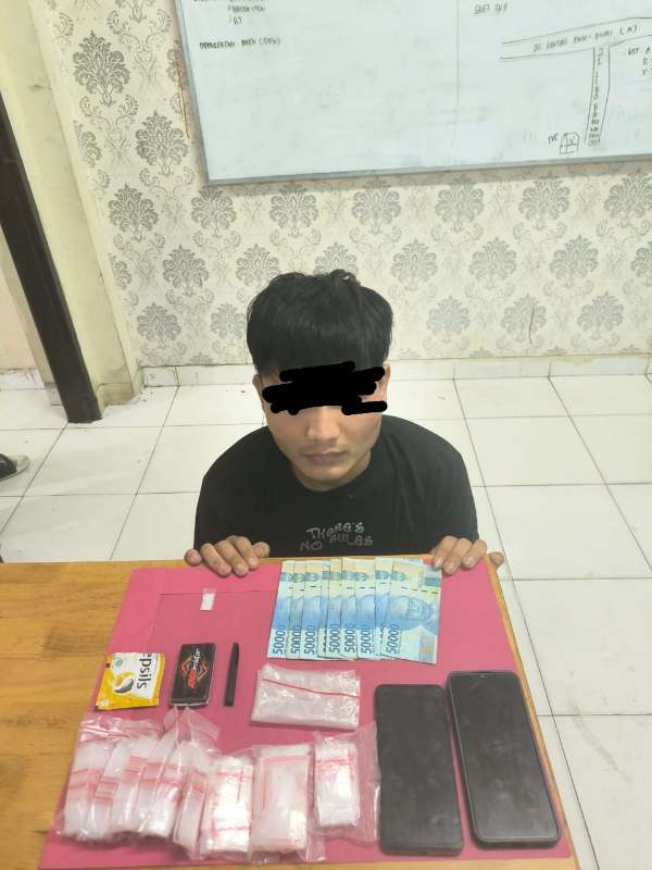 Polres Siak Bekuk Pelaku Narkoba, Amankan Timbangan Digital Hingga Sepeda Motor